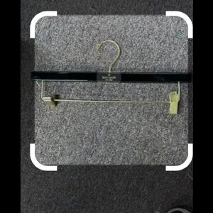 Kate Spade Black and Gold Wooden Pant/Skirt Hanger Bundle of 4